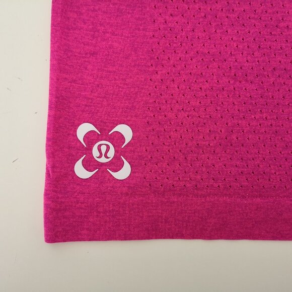 NWT LULULEMON SEAWHEEZE Fuchsia LTWT Swiftly Breathe Crop Tank Top 10 - Picture 8 of 10